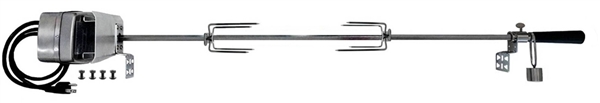Smokeslinger  X OneGrill "Full Size" Rotisserie Kit with Electric Motor